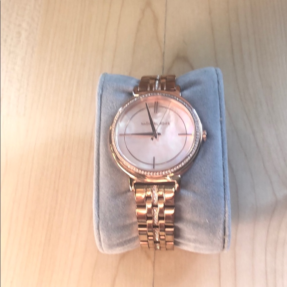 Michael Kors rose gold watch